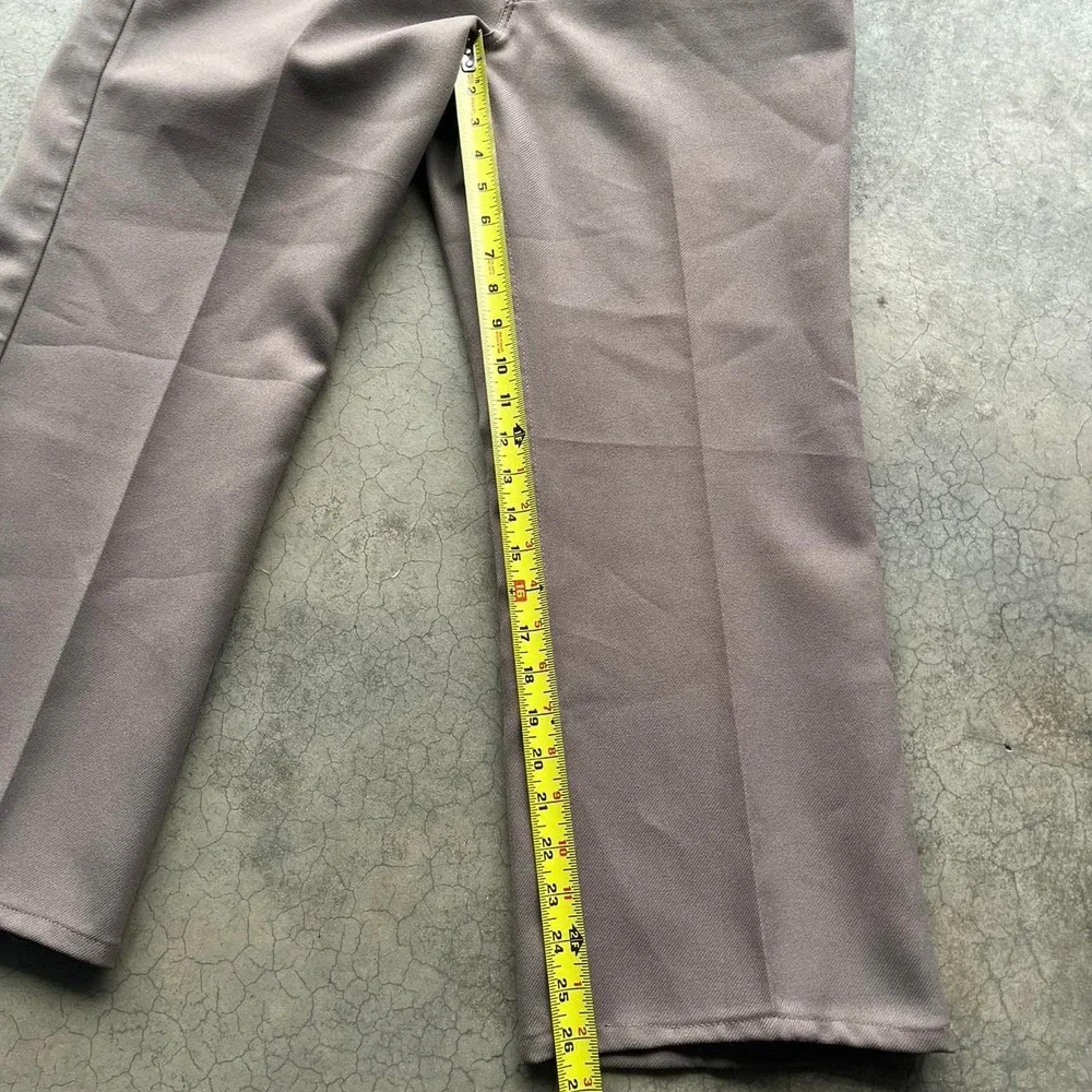 Vintage Levi's brown/grey trouser pants Scovill zipper Measures 36